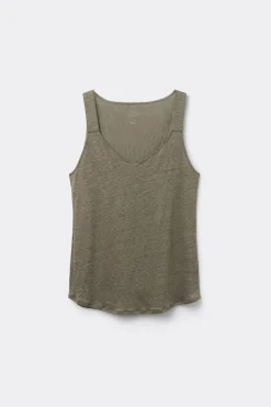 The Pure Linen Tank Top in Linen