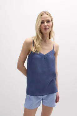 The Pure Linen Top in Linen Fabric