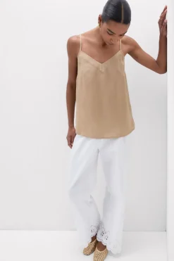 The Pure Linen Top in Linen Fabric