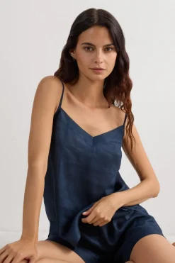 The Pure Linen Top in Linen Fabric