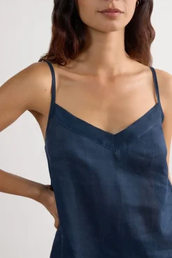 The Pure Linen Top in Linen Fabric