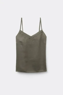 The Pure Linen Top in Linen Fabric