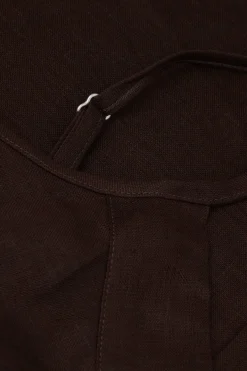 The Pure Linen Top in Linen Fabric