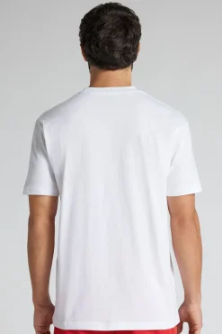 T-Shirt in 100% Cotton with Embroidery