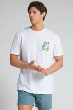 T-Shirt in 100% Cotton with You & Me Embroidery