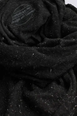Turtleneck Top in Modal Light with Cashmere Lamé