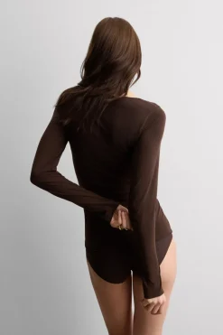 Ultralight Cotton Bateau Neck Top