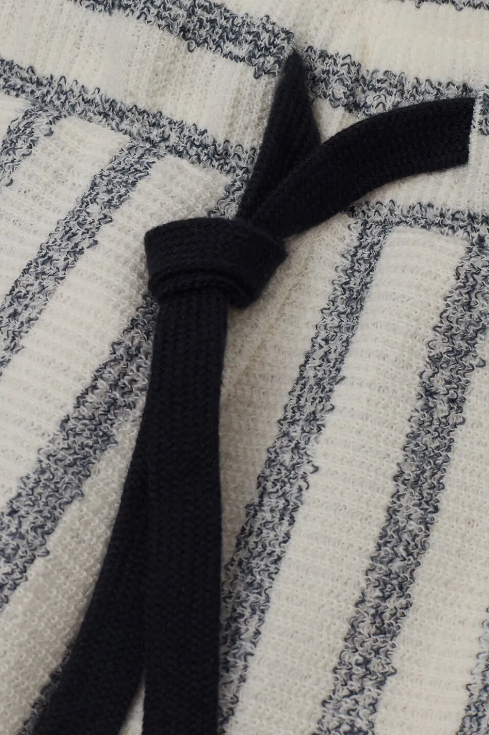 Vertical Striped Fleece Shorts