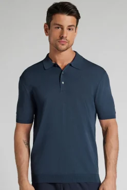 Viscose and Nylon Polo