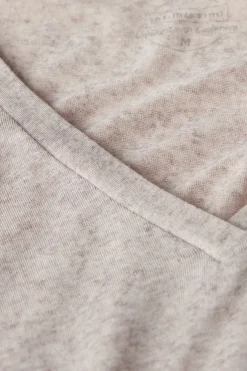 V-neck top in Modal Ultralight with Cashmere
